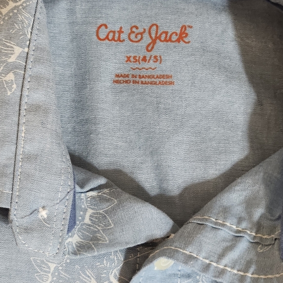 Boys Dinosaur Button Down Shirts - Picture 5 of 5